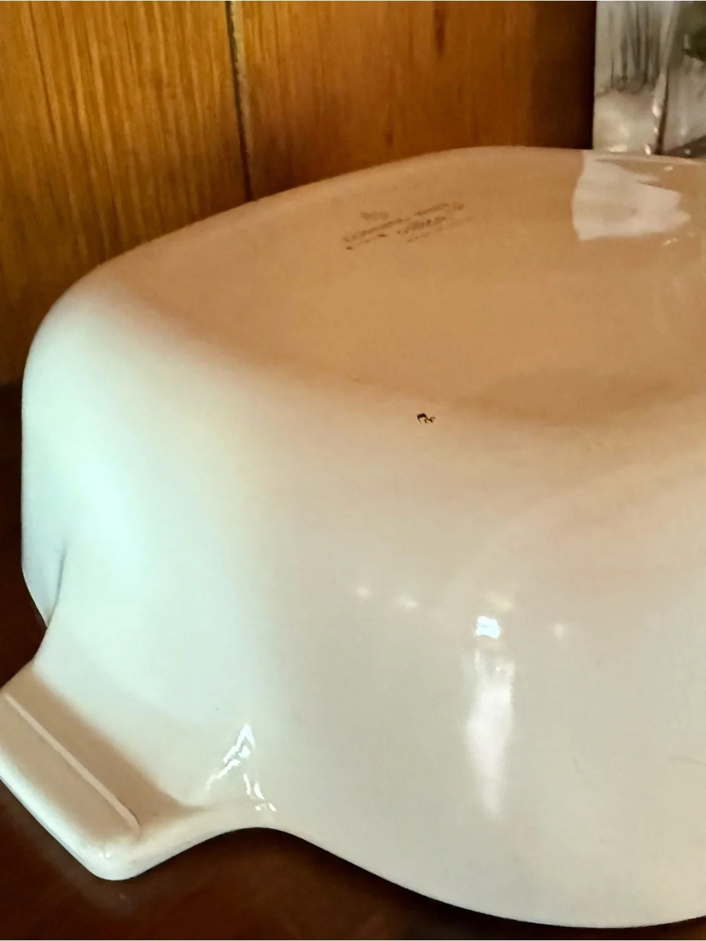Corningware white casserole